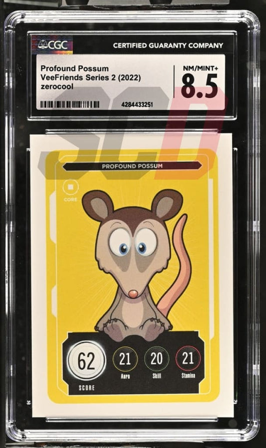 Veefriends Profound Possum Zerocool Series 2 2022 Cgc8.5 Veefriends Slabs