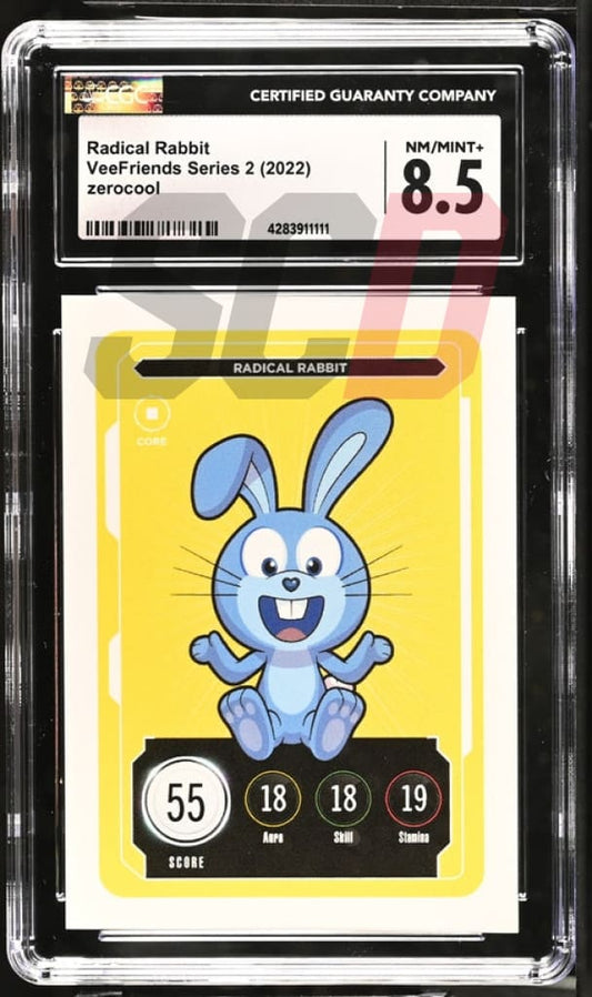 Veefriends Radical Rabbit Zerocool Series 2 2022 Cgc8.5