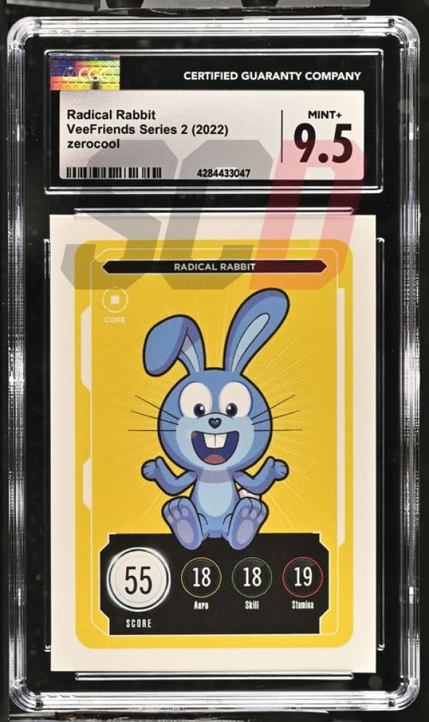 Veefriends Radical Rabbit Zerocool Series 2 2022 Cgc9.5 Veefriends Slabs