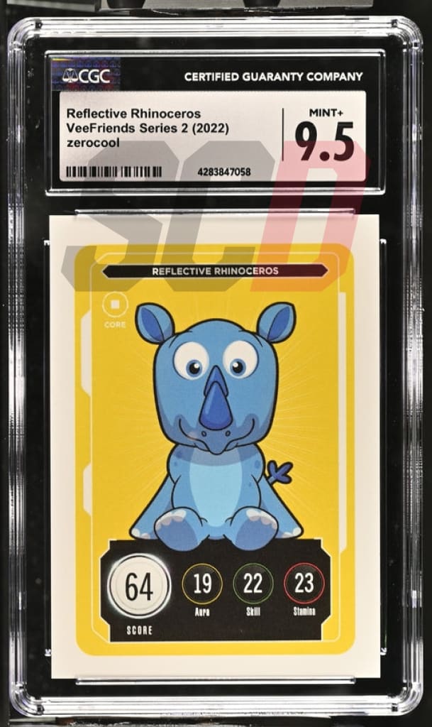 Veefriends Reflective Rhinoceros Zerocool Series 2 2022 Cgc9.5 Veefriends Slabs