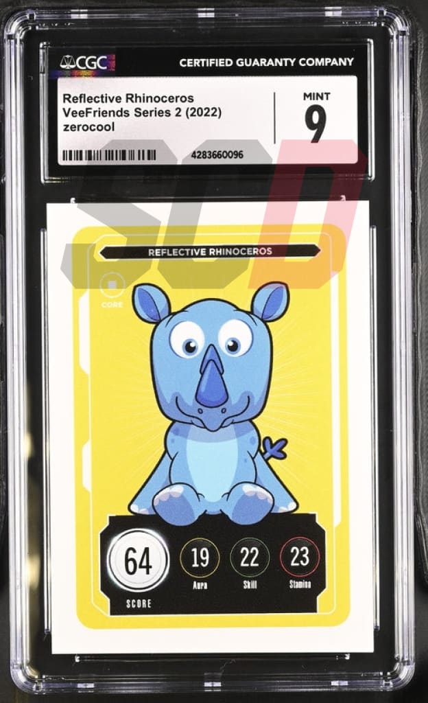 Veefriends Reflective Rhinoceros Zerocool Series 2 2022 Cgc9