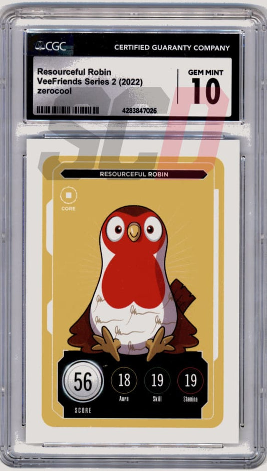 Veefriends Resourceful Robin Zerocool Series 2 2022 Cgc10 Veefriends Slabs