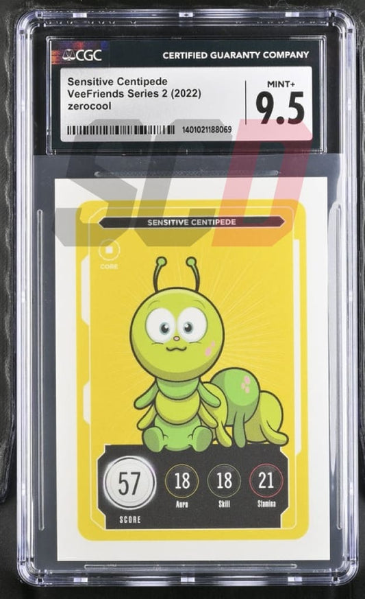 Veefriends Sensitive Centipede Zerocool Series 2 2022 Cgc9.5