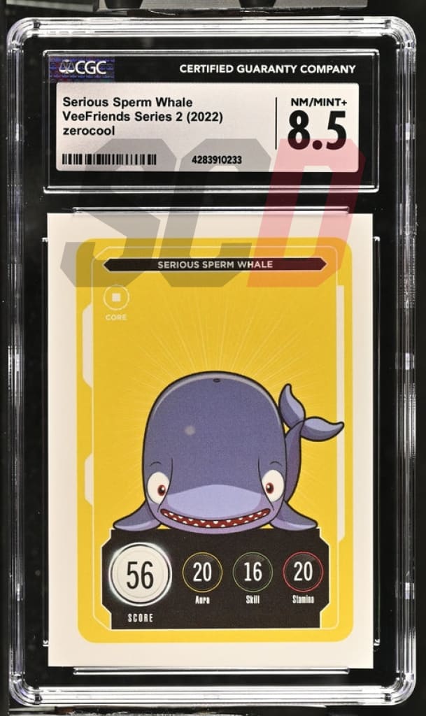 Veefriends Serious Sperm Whale Zerocool Series 2 2022 Cgc8.5