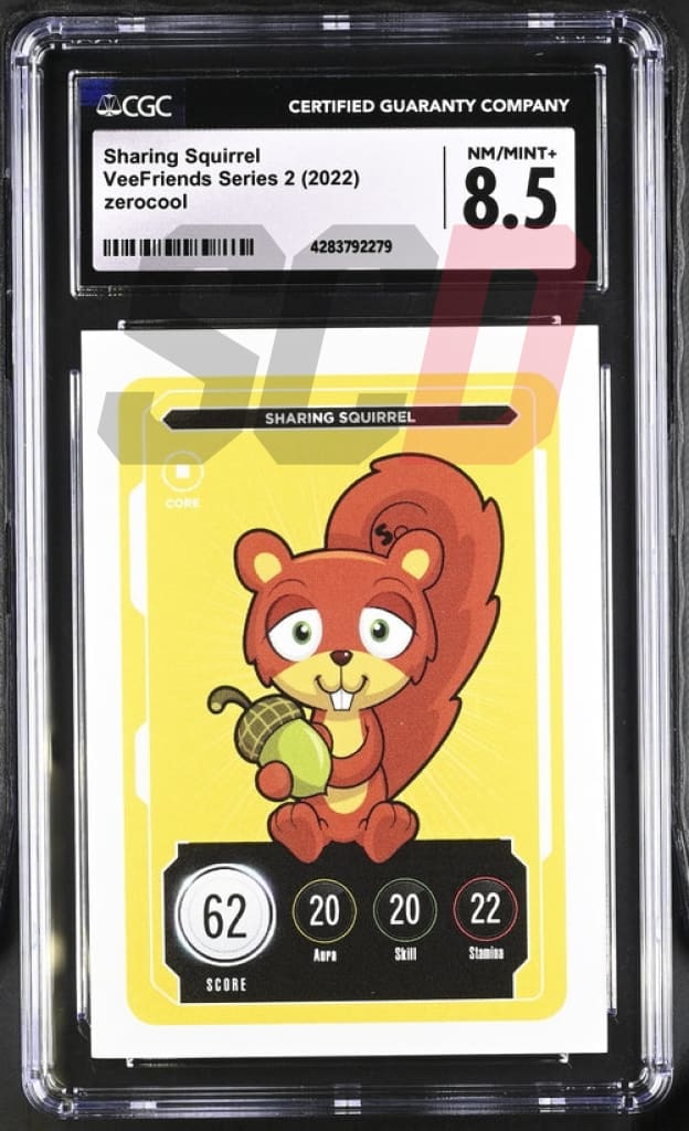 Veefriends Sharing Squirrel Zerocool Series 2 2022 Cgc8.5