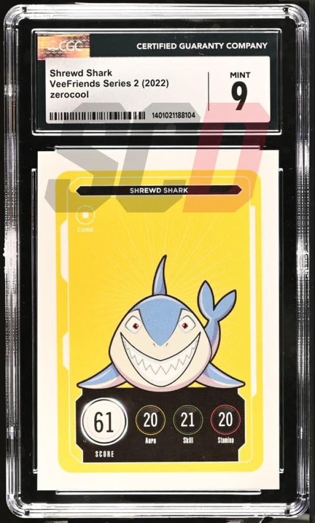 Veefriends Shrewd Shark Zerocool Series 2 2022 Cgc9 Veefriends Slabs