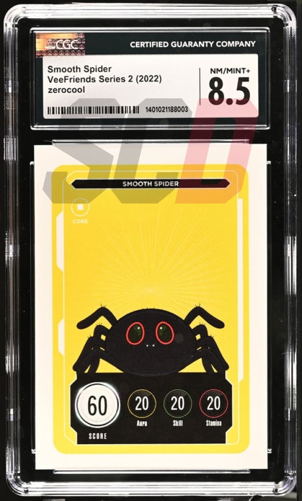 Veefriends Smooth Spider Zerocool Series 2 2022 Cgc8.5 Veefriends Slabs