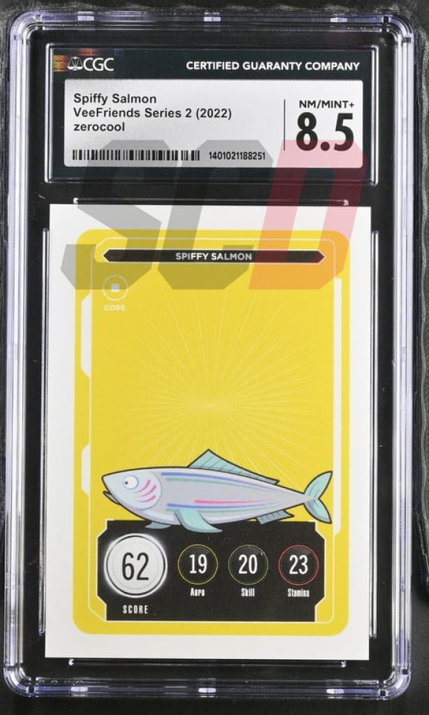 Veefriends Spiffy Salmon Zerocool Series 2 2022 Cgc8.5 Veefriends Slabs