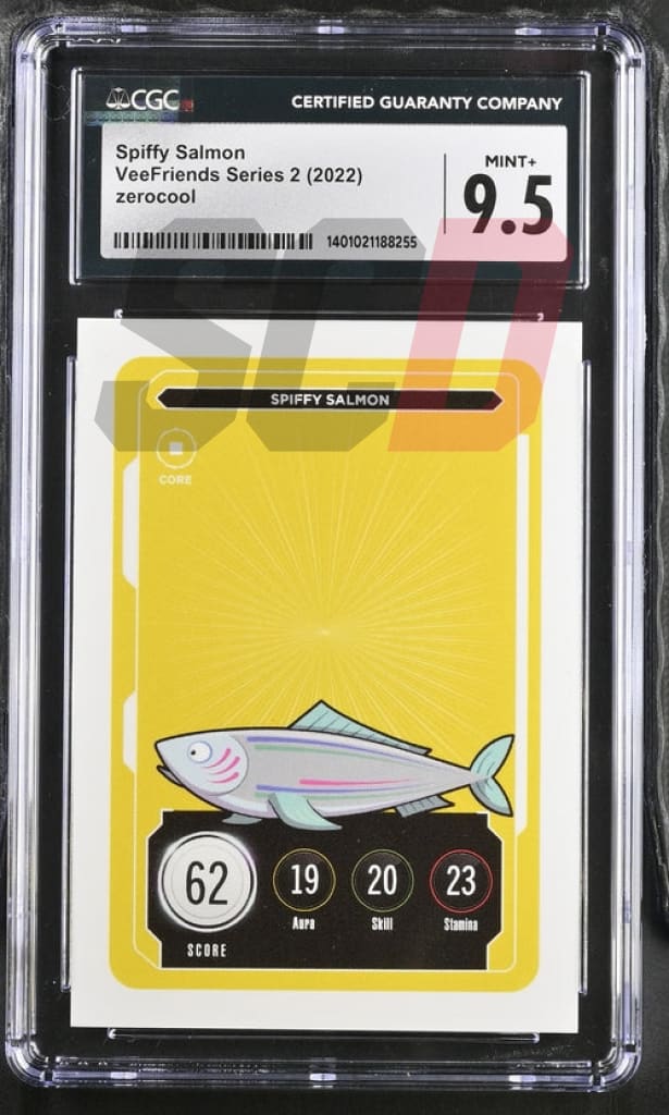 Veefriends Spiffy Salmon Zerocool Series 2 2022 Cgc9.5 Veefriends Slabs