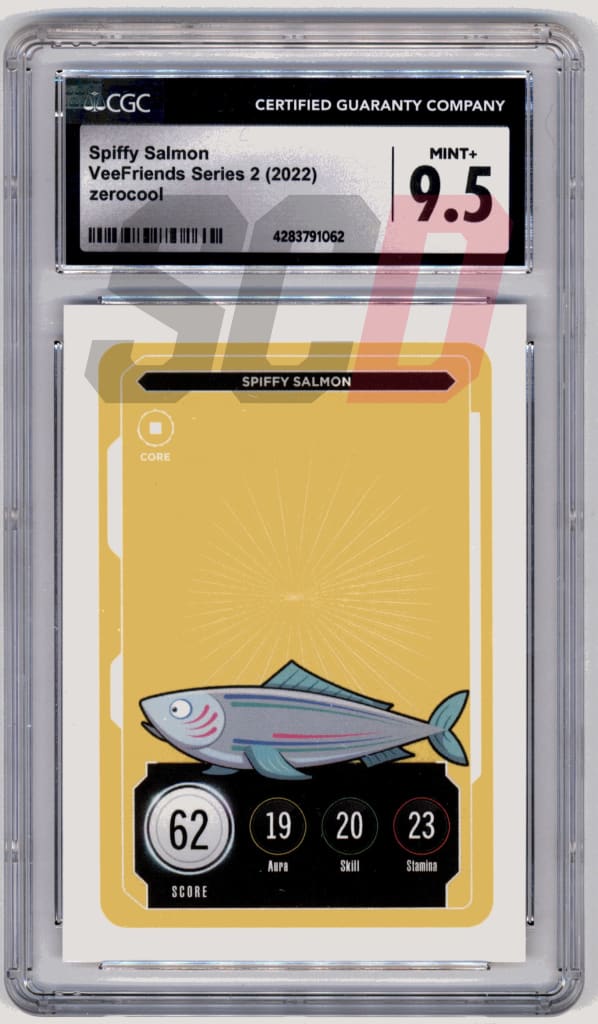 Veefriends Spiffy Salmon Zerocool Series 2 2022 Cgc9.5 Veefriends Slabs