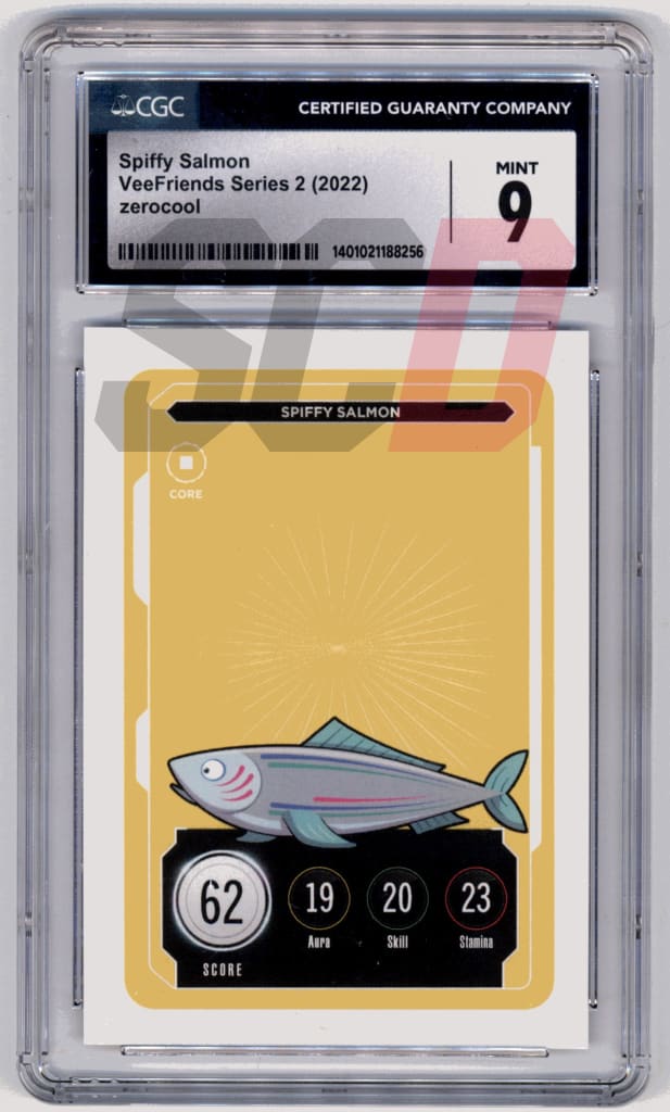 Veefriends Spiffy Salmon Zerocool Series 2 2022 Cgc9 Veefriends Slabs