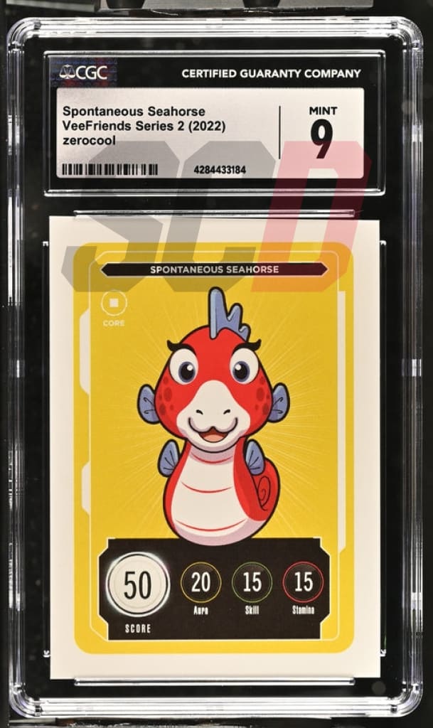 Veefriends Spontaneous Seahorse Zerocool Series 2 2022 Cgc9