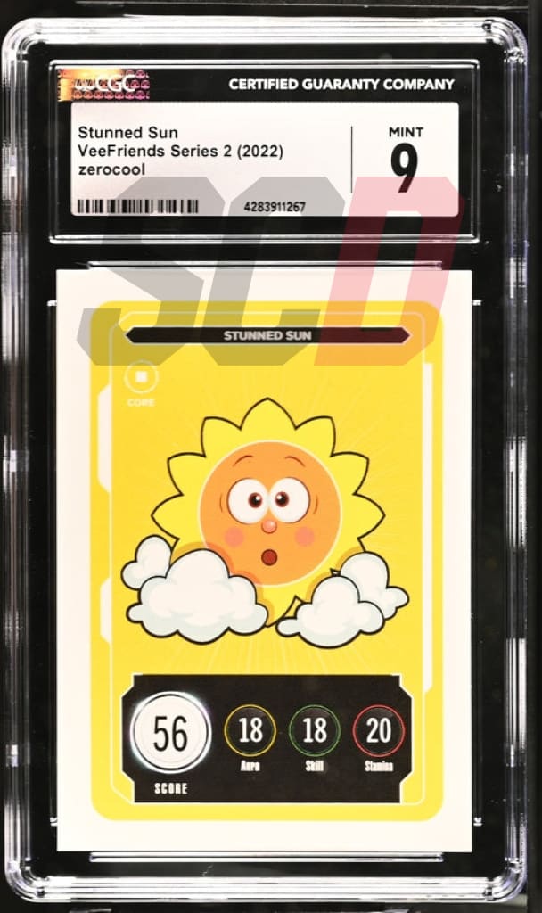 Veefriends Stunned Sun Zerocool Series 2 2022 Cgc9