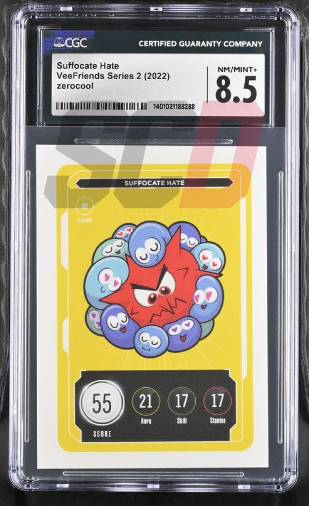 Veefriends Suffocate Hate Zerocool Series 2 2022 Cgc8.5