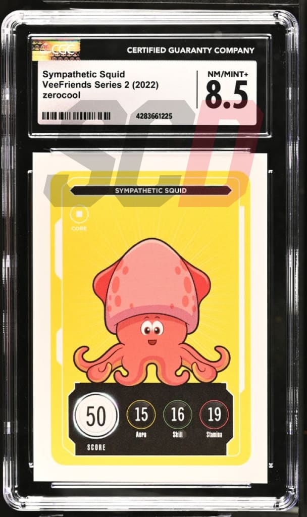 Veefriends Sympathetic Squid Zerocool Series 2 2022 Cgc8.5