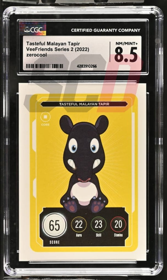 Veefriends Tasteful Malayan Tapir Zerocool Series 2 2022 Cgc8.5