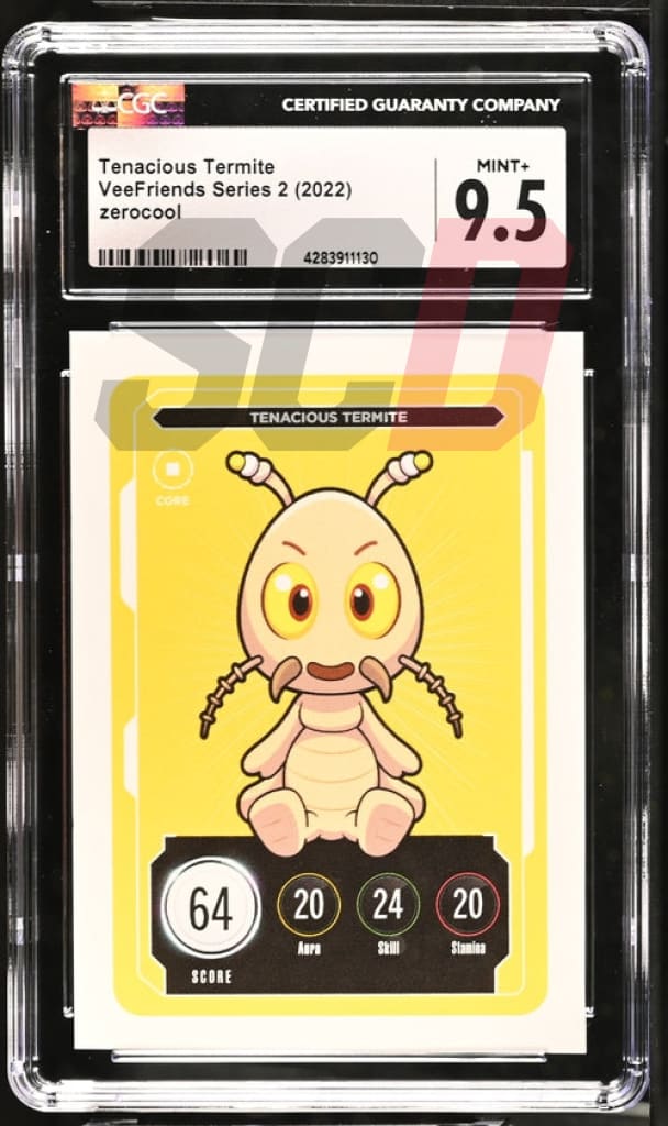 Veefriends Tenacious Termite Zerocool Series 2 2022 Cgc9.5 Veefriends Slabs