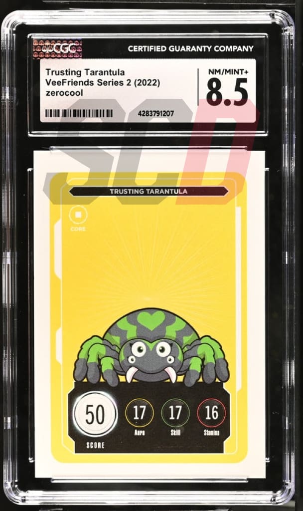 Veefriends Trusting Tarantula Zerocool Series 2 2022 Cgc8.5 Veefriends Slabs