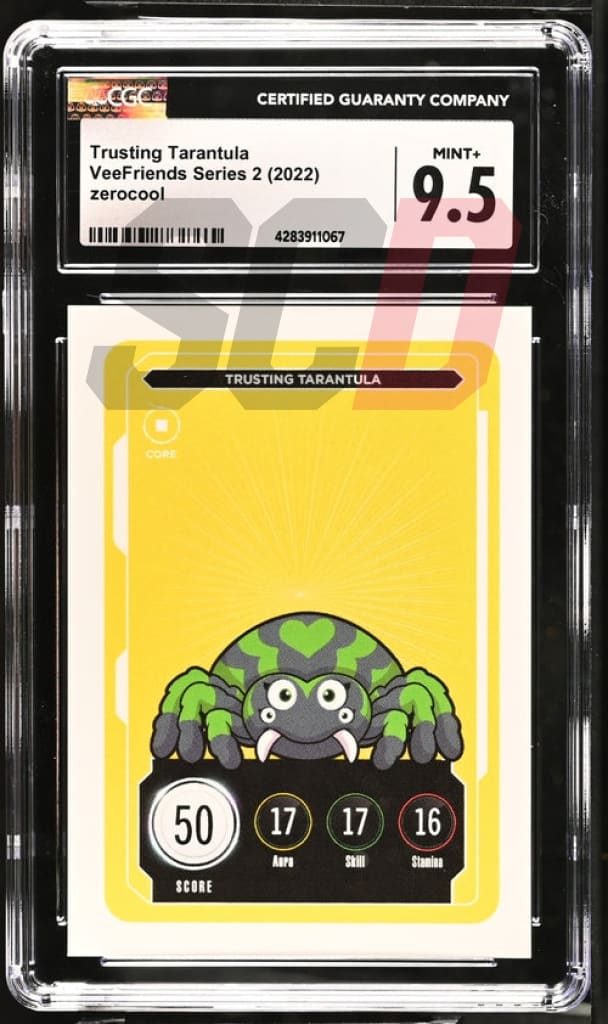 Veefriends Trusting Tarantula Zerocool Series 2 2022 Cgc9.5 Veefriends Slabs