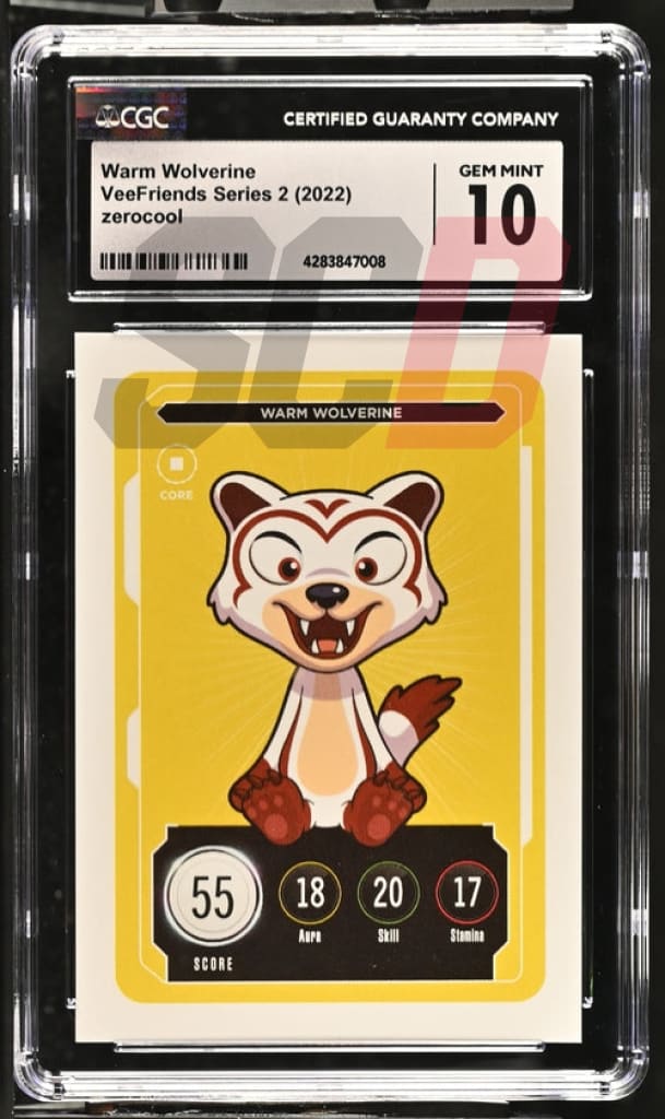 Veefriends Warm Wolverine Zerocool Series 2 2022 Cgc10 Veefriends Slabs