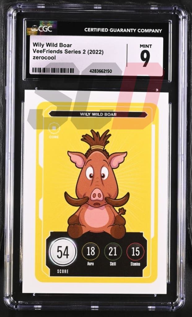 Veefriends Wily Wild Boar Zerocool Series 2 2022 Cgc9