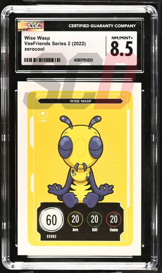 Veefriends Wise Wasp Zerocool Series 2 2022 Cgc8.5