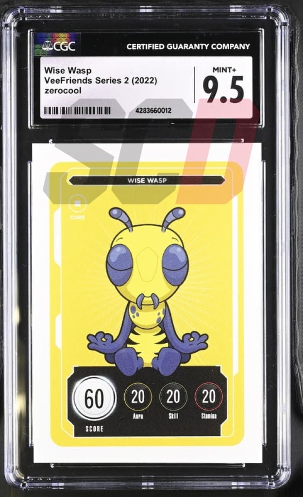 Veefriends Wise Wasp Zerocool Series 2 2022 Cgc9.5 Veefriends Slabs