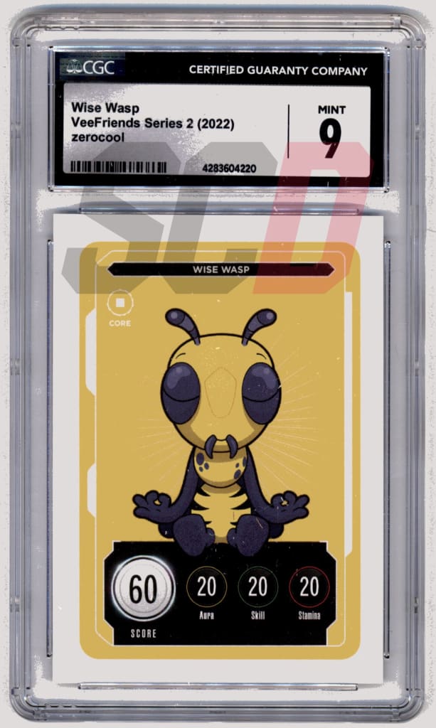 Veefriends Wise Wasp Zerocool Series 2 2022 Cgc9 Veefriends Slabs