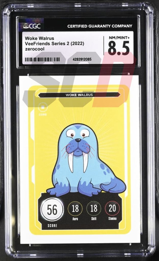 Veefriends Woke Walrus Zerocool Series 2 2022 Cgc8.5 Veefriends Slabs