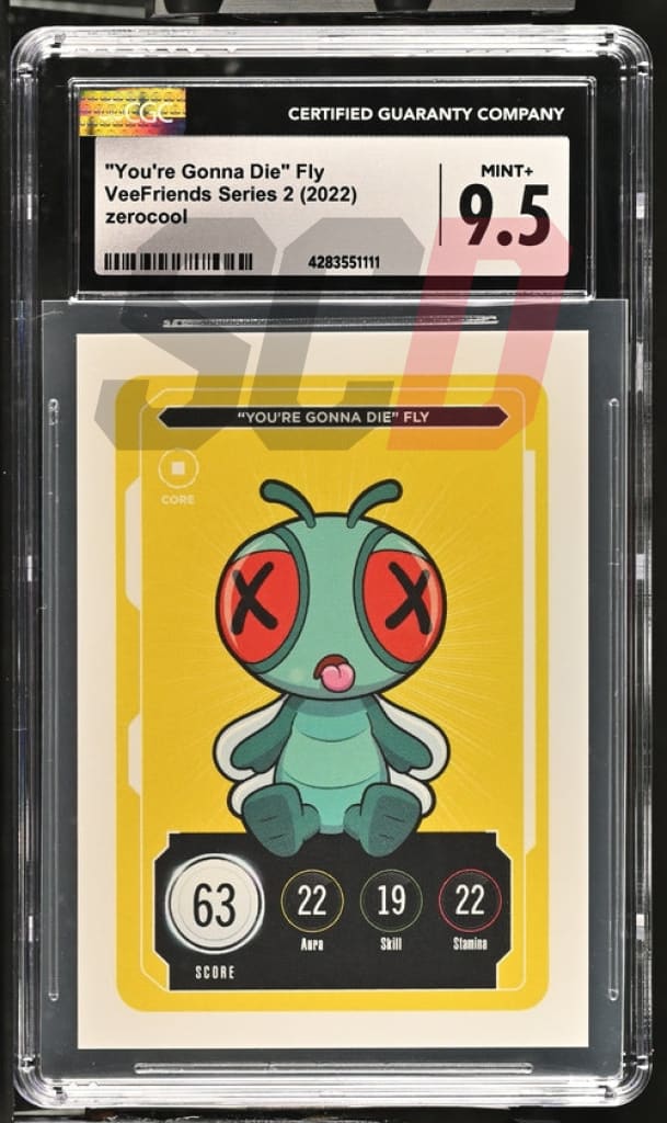 Veefriends You’re Gonna Die’ Fly Zerocool Series 2 2022 Cgc9.5 Veefriends Slabs