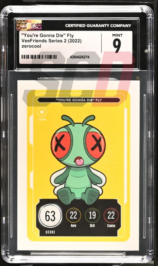 Veefriends You’re Gonna Die’ Fly Zerocool Series 2 2022 Cgc9